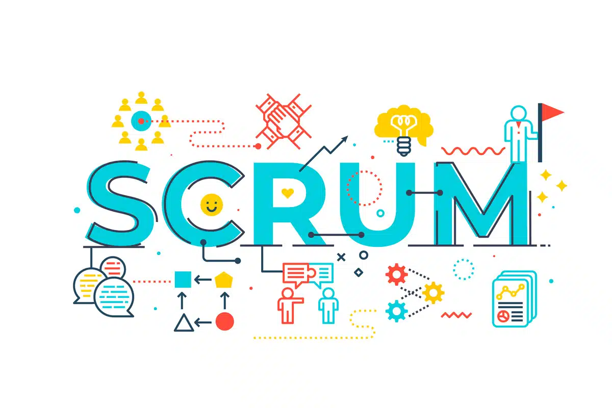 Ilustración sobre Scrum